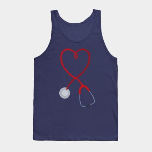 Love stethoscope Tank Top